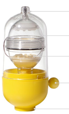 Mini egg shaker