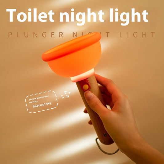 Shenjin Toilet Suck Small Night Lamp Manure Feeling Silicone