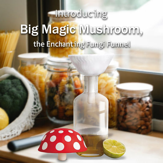 Creative Small Mushroom Home Mini Funnel