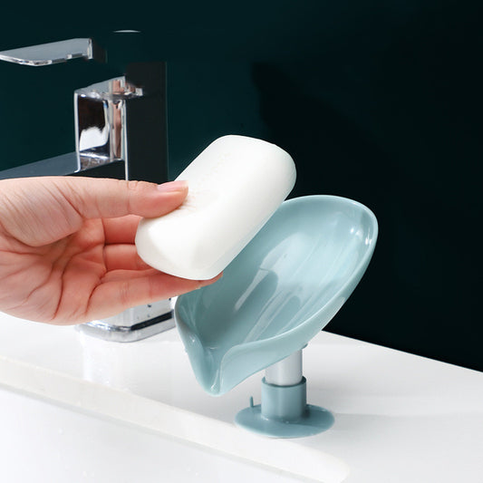 Drainage Punching Free Home Bathroom Wall Hanging Soap Holder